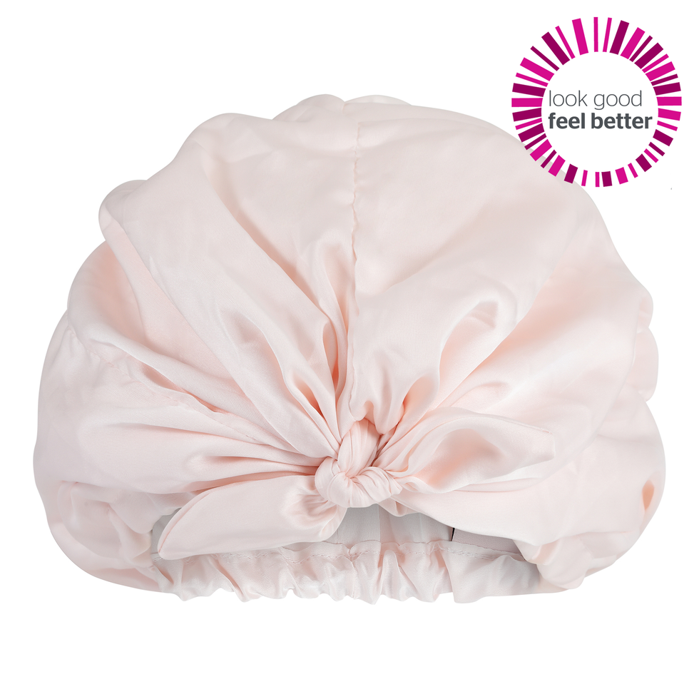 Only Curls Satin Sleep Turban - Pink