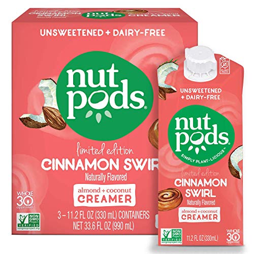 Cinnamon Swirl, Unsweetened Dairy-Free Liquid Coffee Creamer