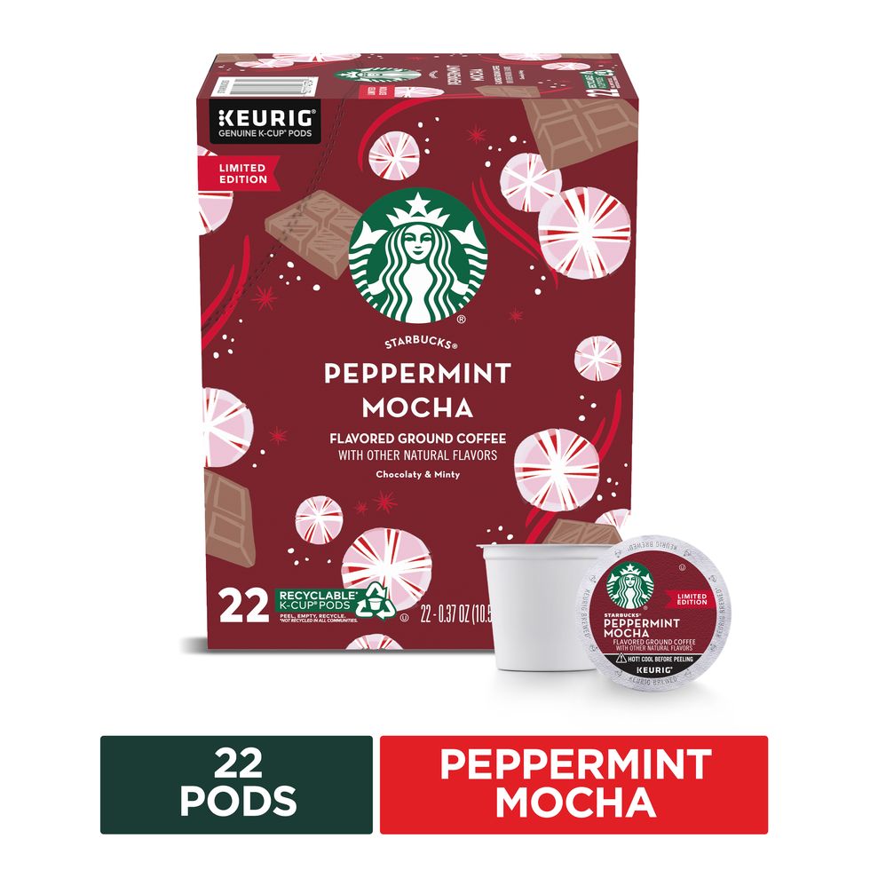 Starbucks Peppermint Mocha Flavored K-Cup Coffee Pods