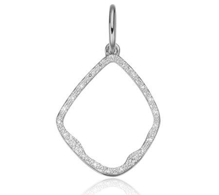 Riva Hoop Diamond Pendant Charm