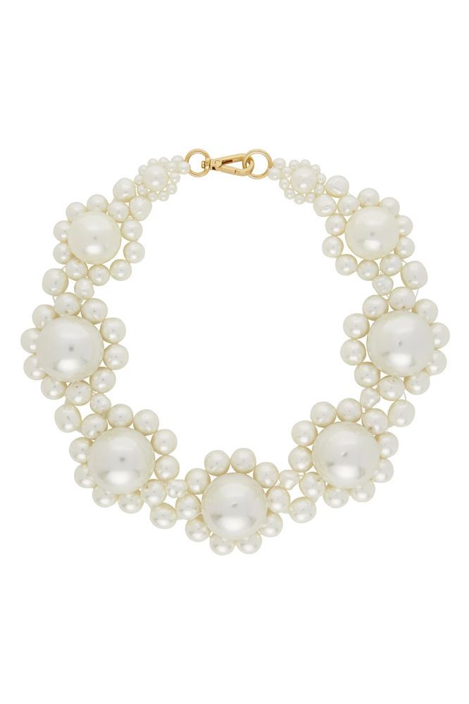 Off-White Mother-Of-Pearl Daisy Collar
