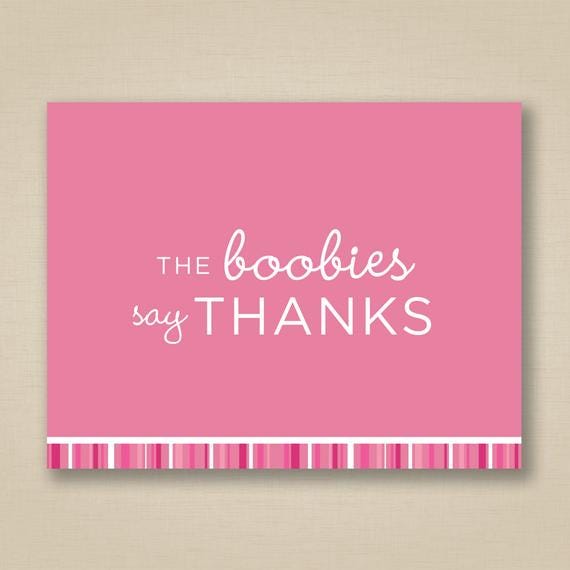 Breast Cancer Support Thank You Cards