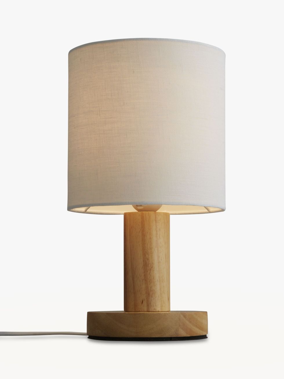John Lewis & Partners Slater Wood Touch Table Lamp