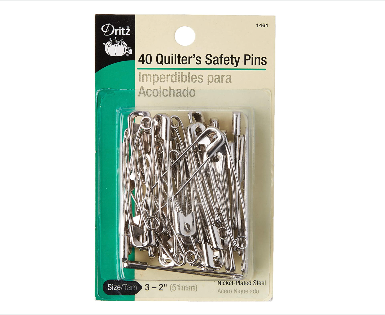 Large Quilter's Safety Pins (Pack of 40)