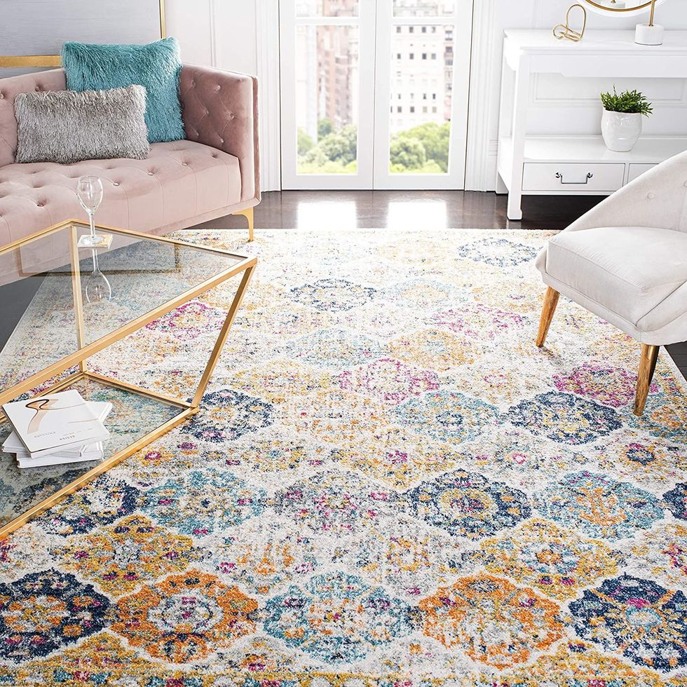 Bohemian Chic Distressed Area Rug