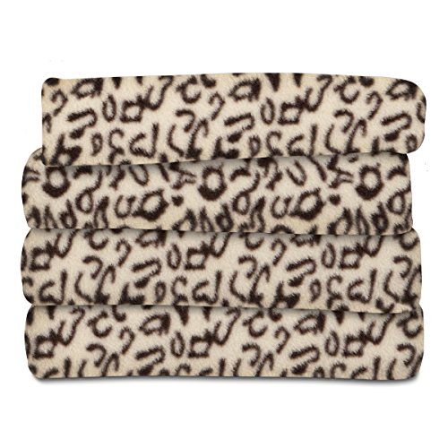 cheetah print electric blanket