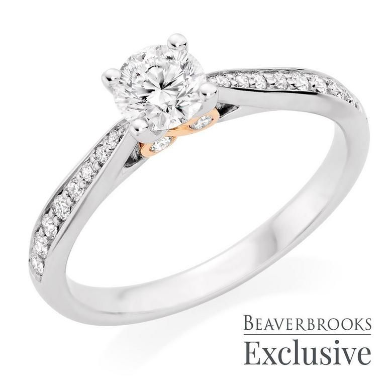 Beaverbrooks Solitaire diamond engagement ring 