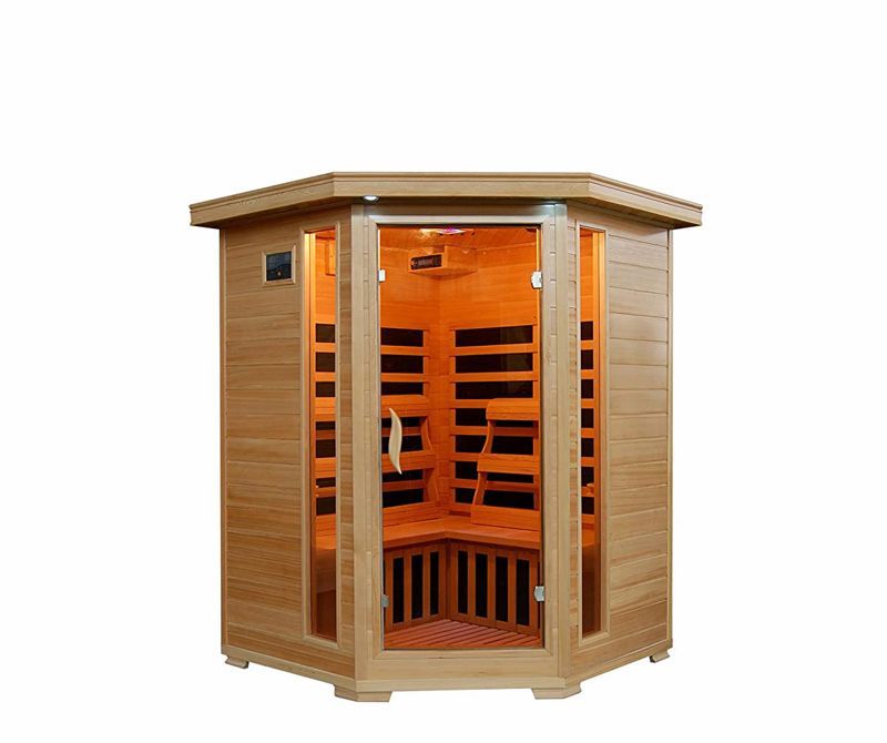 Black One Person Sauna WOOKRAYS 3L Sauna for Home,Portable Personal Sauna Home Spa Steam Sauna with Remote Control,Foldable Chair,Timer US Stock 