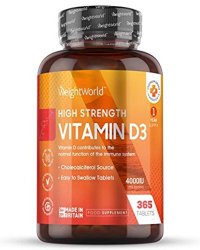 Vitamin D 4000IU High Strength - 365 Tablet