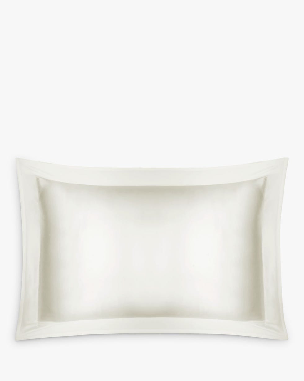 Silk Oxford Pillowcase, Ivory Silk Oxford Pillowcase, Ivory