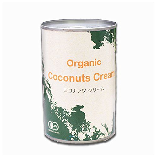  オーガニックココナッツクリーム400ml （ココナッツ100％の植物性クリーム）