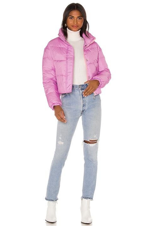What To Wear On Valentines (2022) x Revolve Cropped Puffer Jacket