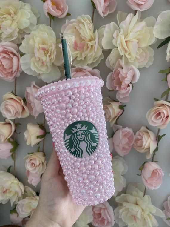 Holographic Roses Valentine's Day Gift Fresh Creations Floral Reusable Custom Flower Roses Starbucks Cup Personalized Tumbler