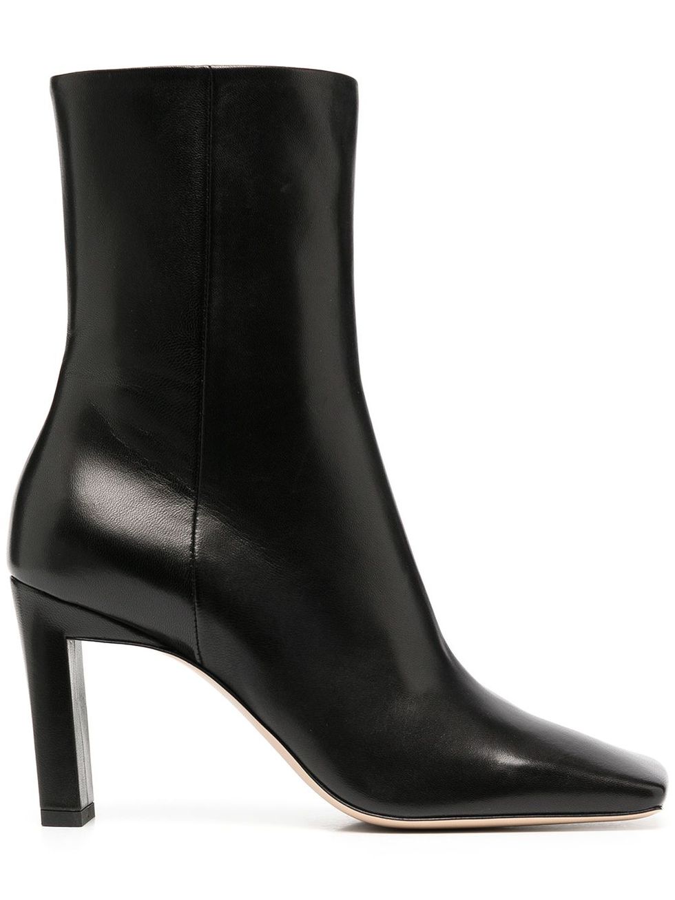 Isa Square-Toe Ankle Boot