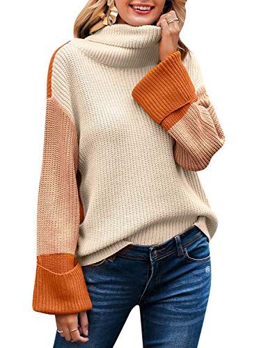 Women's Casual Long Sleeve Turtleneck Sweater