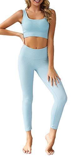 Women's 2 Piece Tracksuit Workout Outfits 