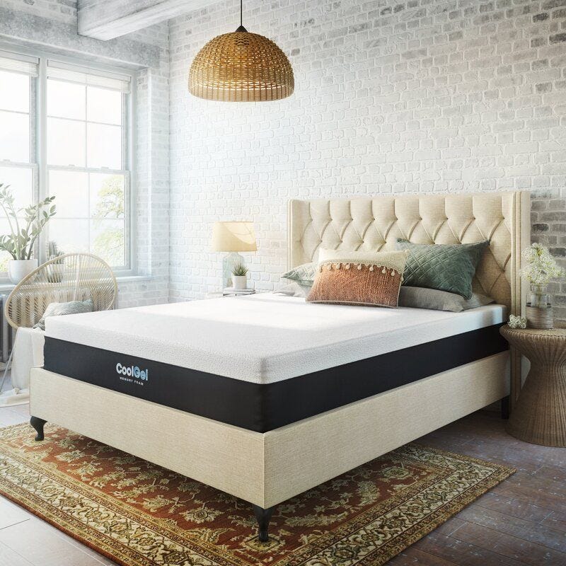 Cool Gel 12" Memory Foam Mattress