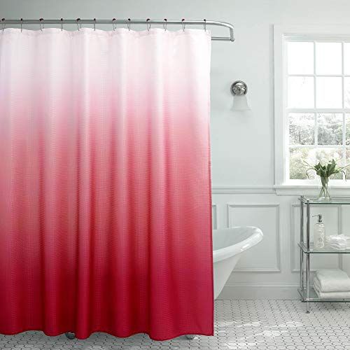 Creative Home Ideas Red Ombre Shower Curtain