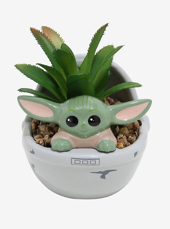 Baby Yoda Succulent Planter