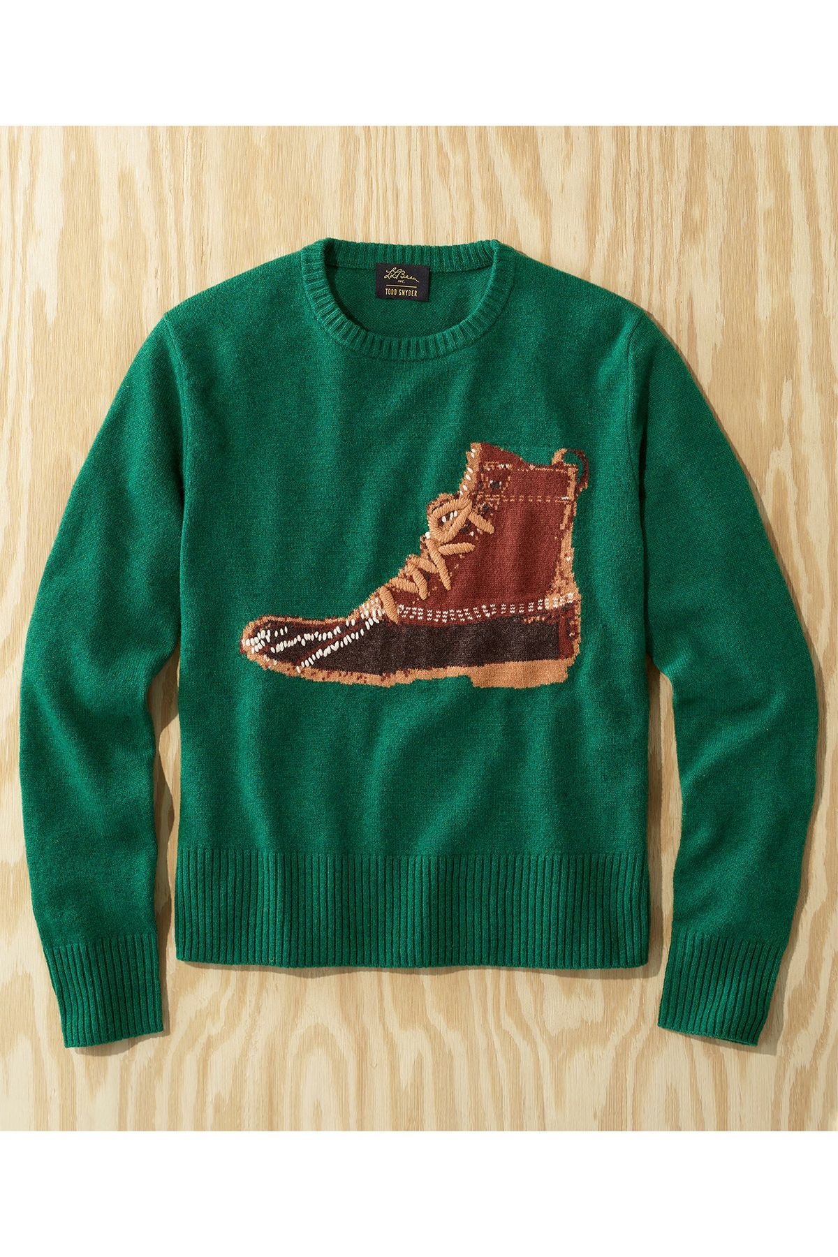Heritage Crewneck Sweater in Green
