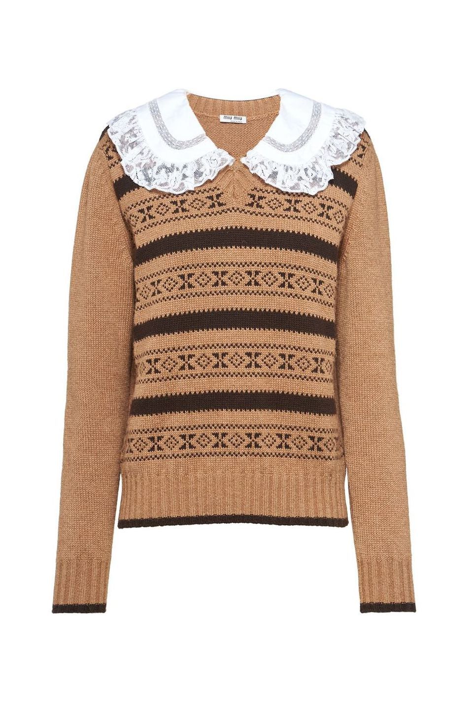 fair isle oversized sweater