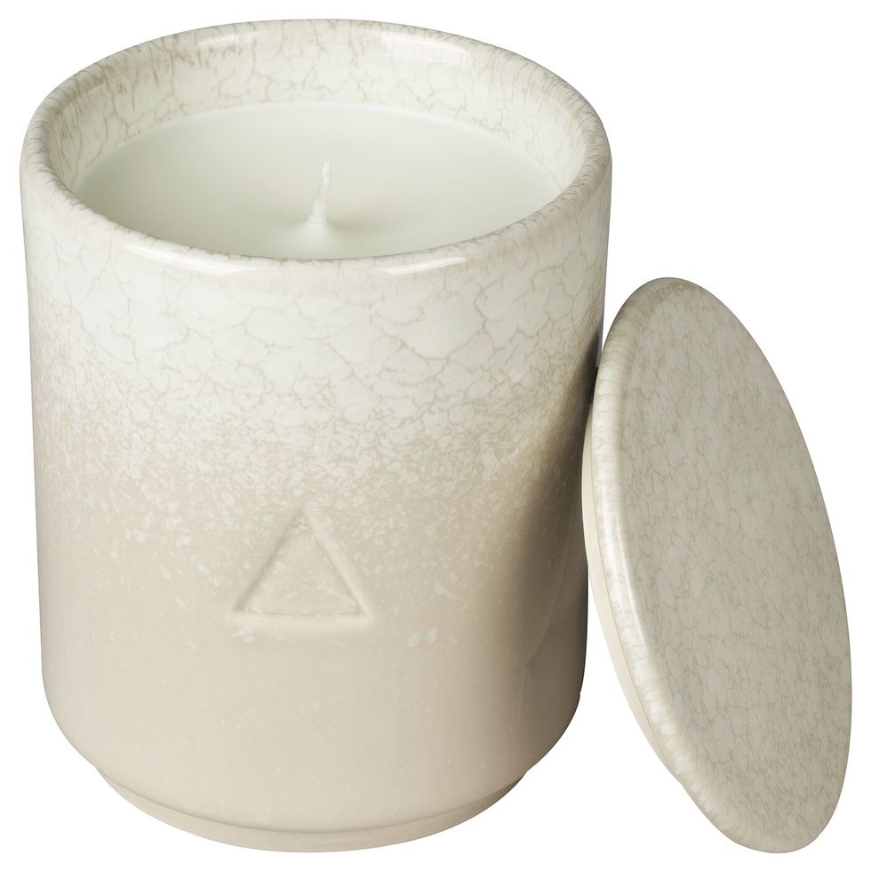 OSYNLIG Scented Candle, Peach Blossom & Bamboo