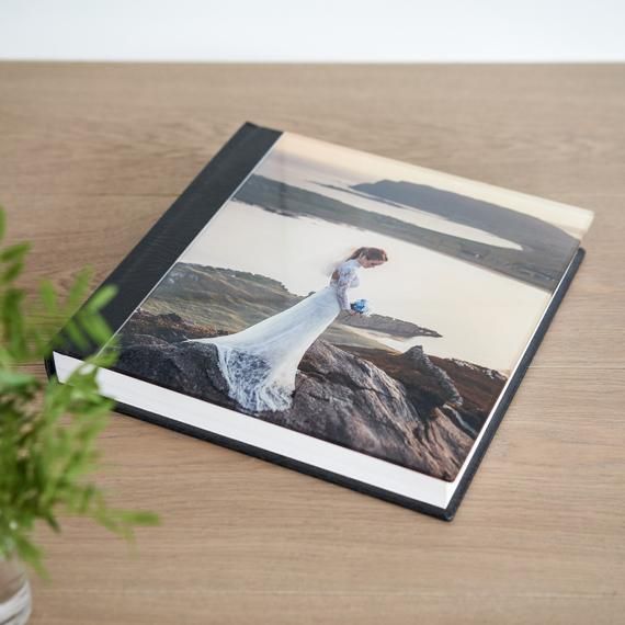 Leather Photo Album With Glass Cover