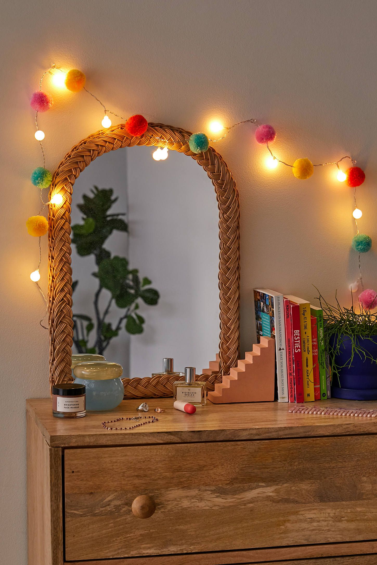 hallway fairy lights