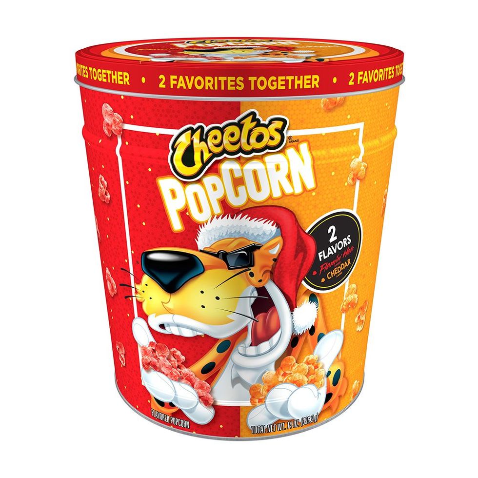 Cheetos Holiday Popcorn Tin