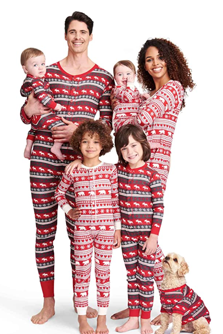  PajamaGram Matching Christmas PJs for Family, Green Plaid  Button Front Women XS: Clothing, Shoes & Jewelry