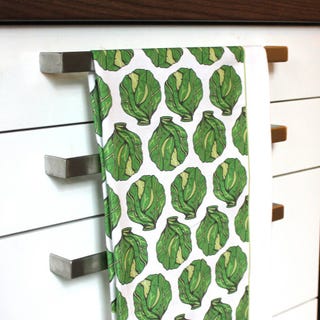 Christmas Brussel Sprout Tea Towel