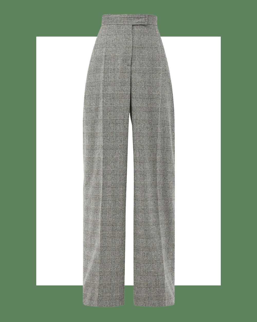 Glen-Check Wool-Blend Twill Suit Trousers