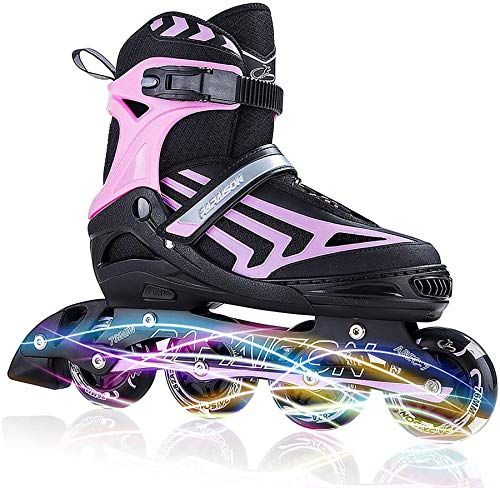 Black Adult Inline Roller Skate Shoes Brakes Pad Brake Blade Safety  IJ 