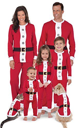 santa suit family pajamas