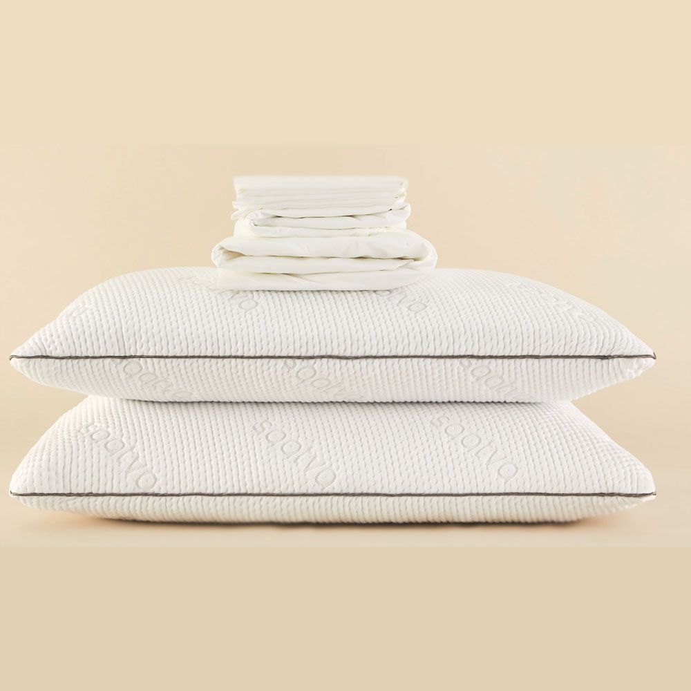 Sateen Sheet & Memory Foam Pillow Bundle