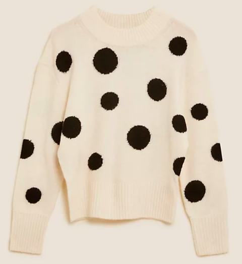 Holly Willoughby praises £25 polka dot jumper that makes you 'look and ...