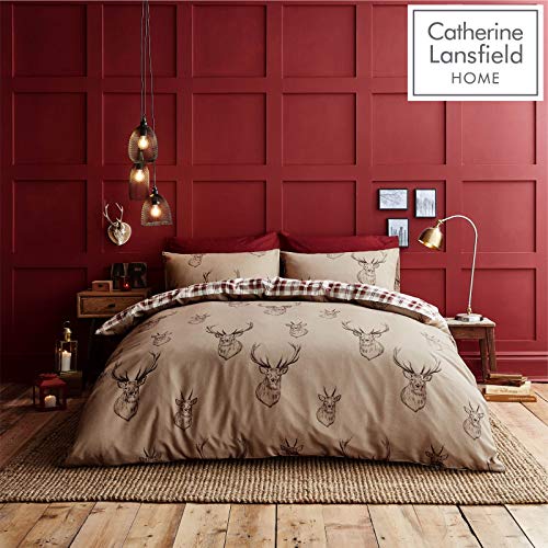 Catherine Lansfield Stag Easy Care Double Duvet Set Multi