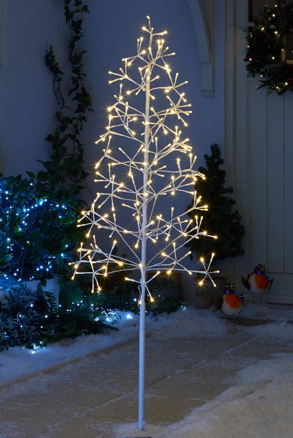Outdoor/Indoor Starburst Twig Christmas Tree