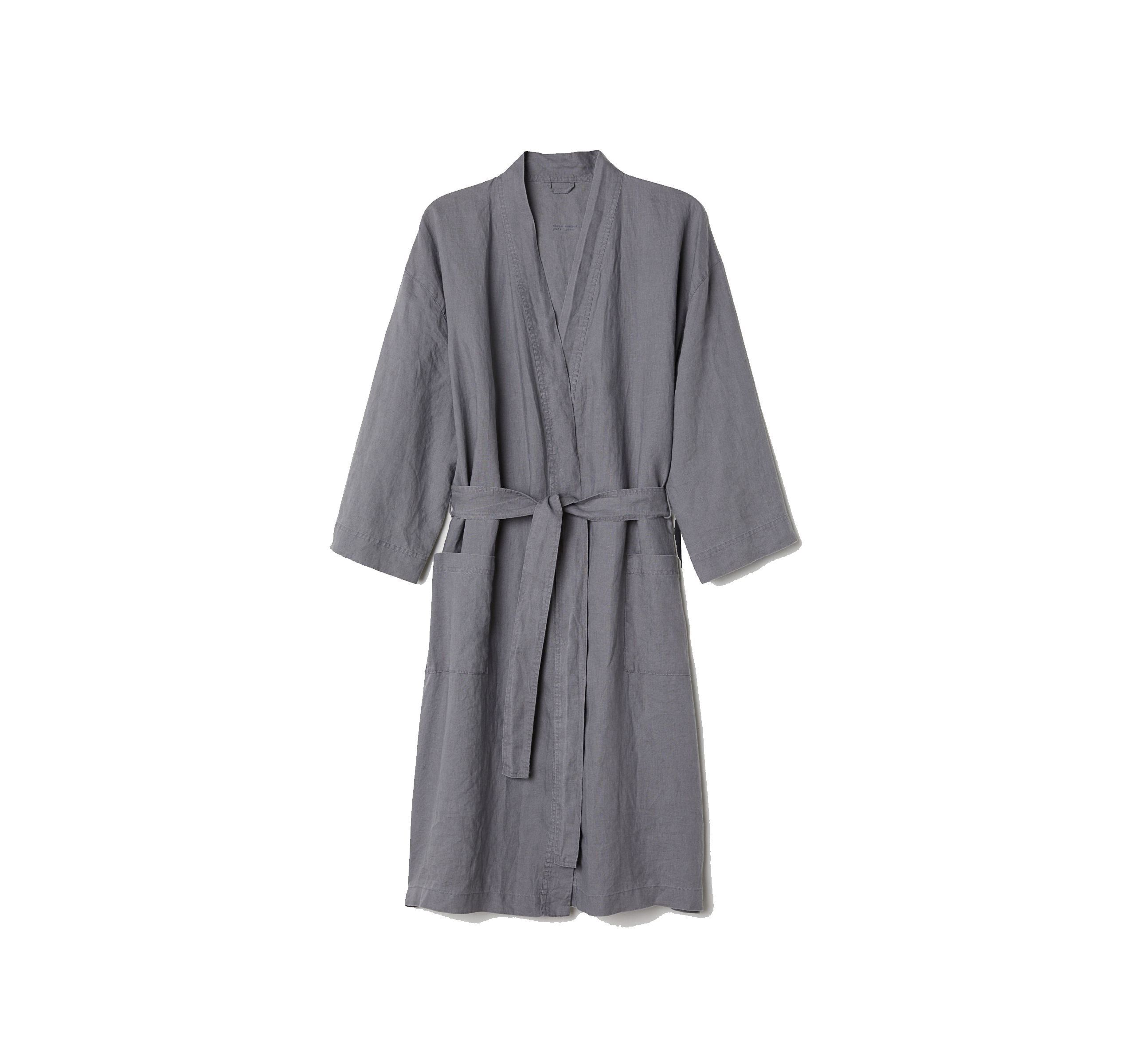 Forex Mens Soft Warm Comfortable Cotton Self Tie Long Bathrobe Dressing Gown Loungewear Robe 