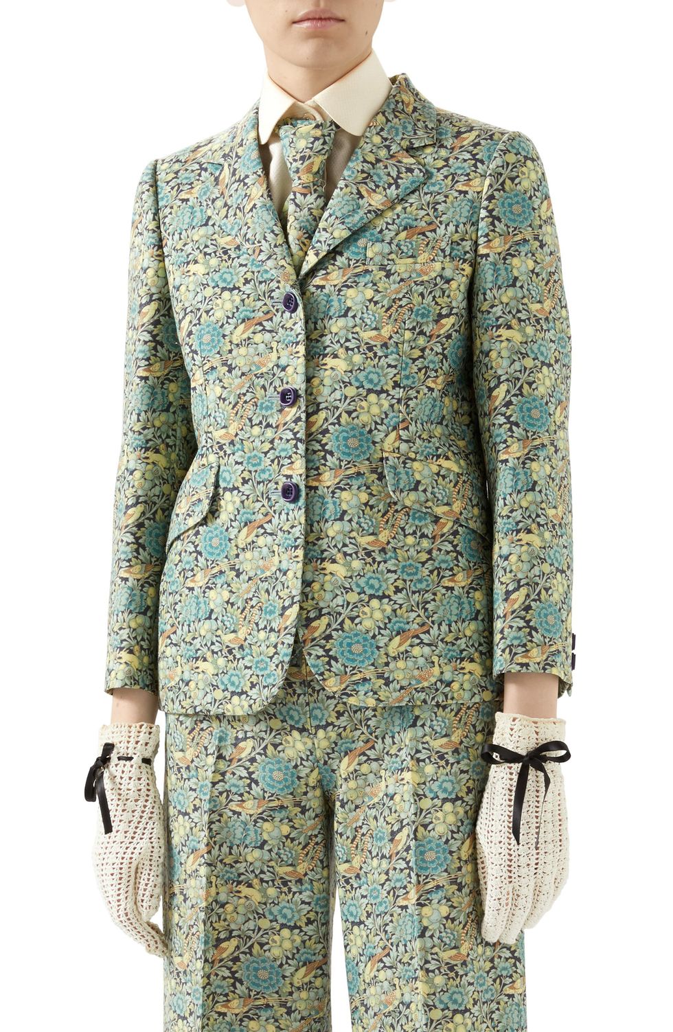 Gucci x Liberty London Floral Print Wool & Mohair Jacket