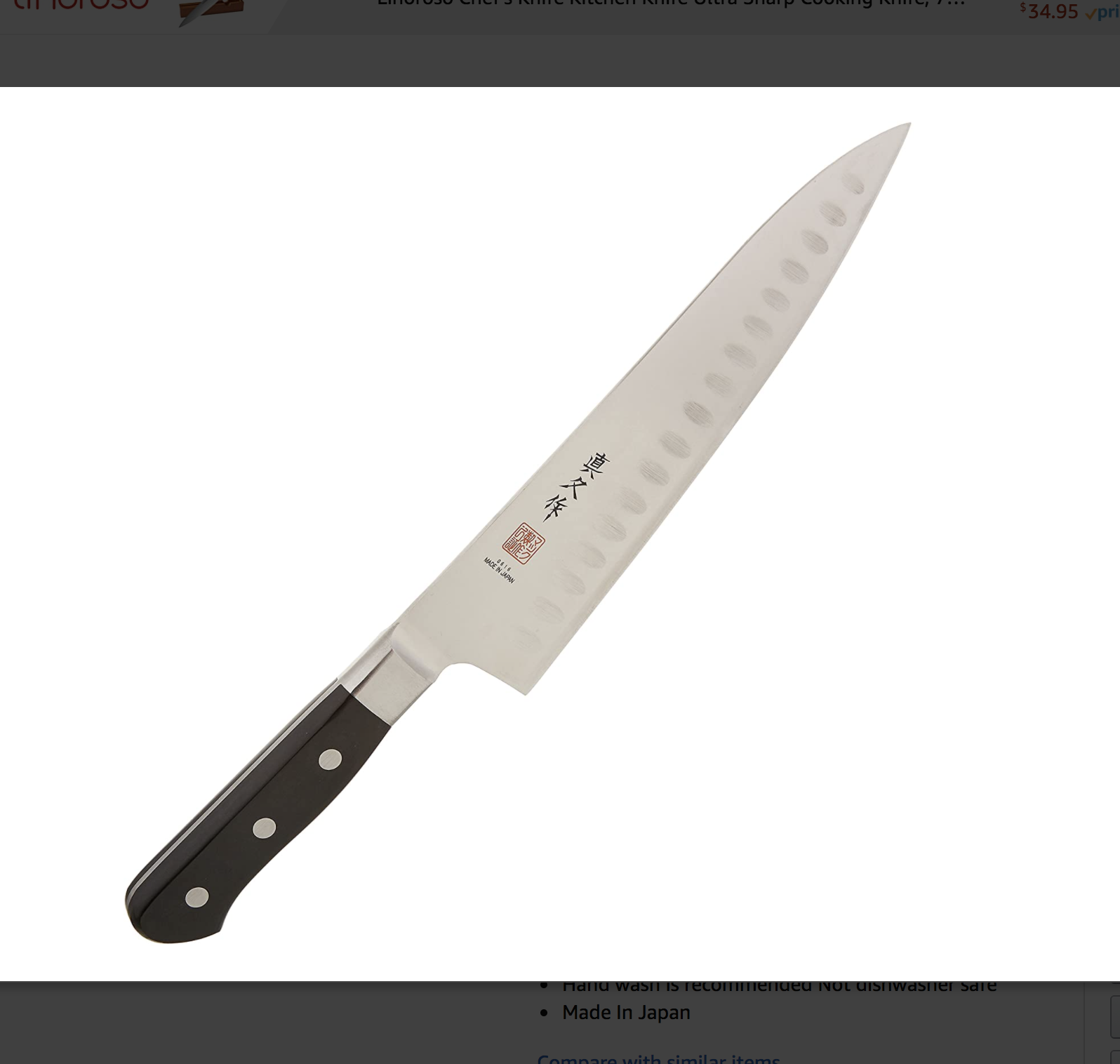 How much does a good chef knife cost