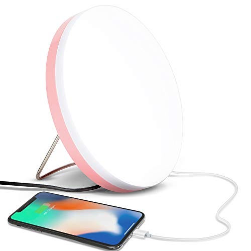 Brightech Light Therapy Lamp with Built-in USB Port