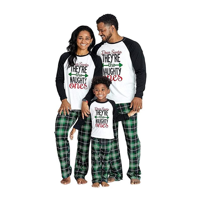 Toddler Girls Christmas Pajamas Winter Santa Pajamas 