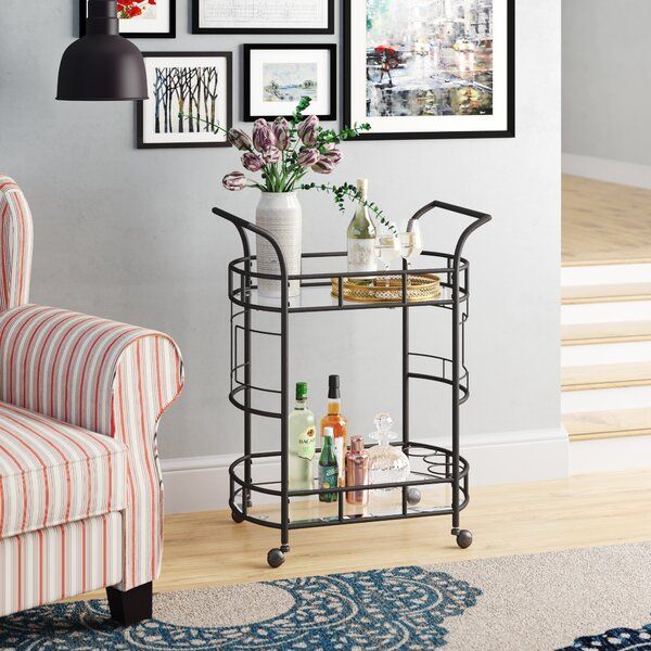 Boswell Two-Tier Bar Cart