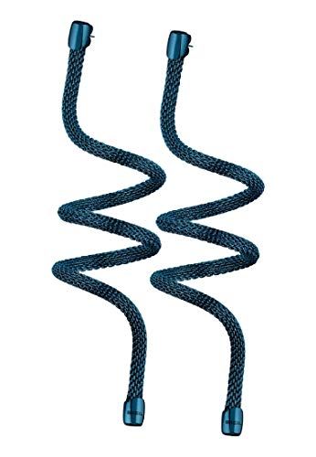 Orecchini New Snake in maglia metallica leggera e modellabile