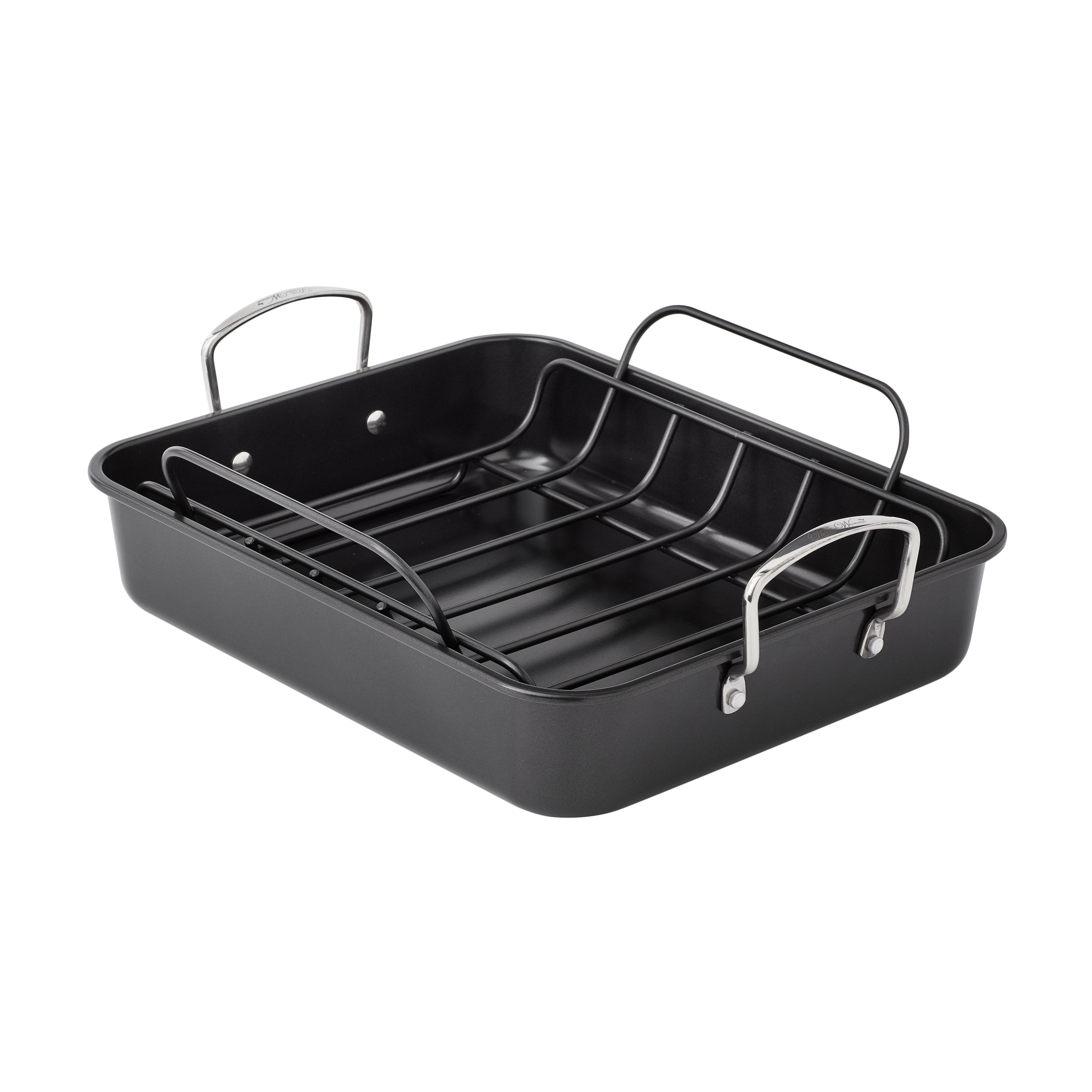 The Pioneer Woman Nonstick Roaster with Wire Rack