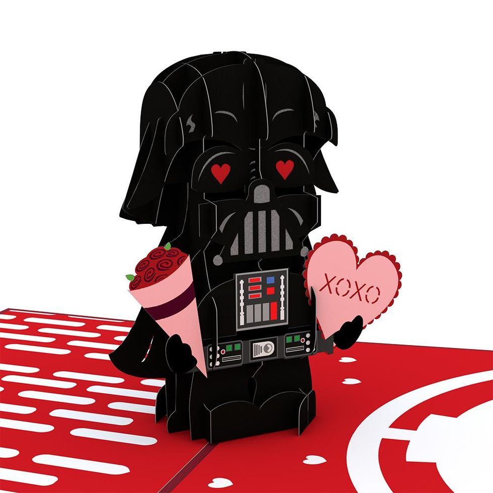 Star Wars Darth Vader Valentine 3D card
