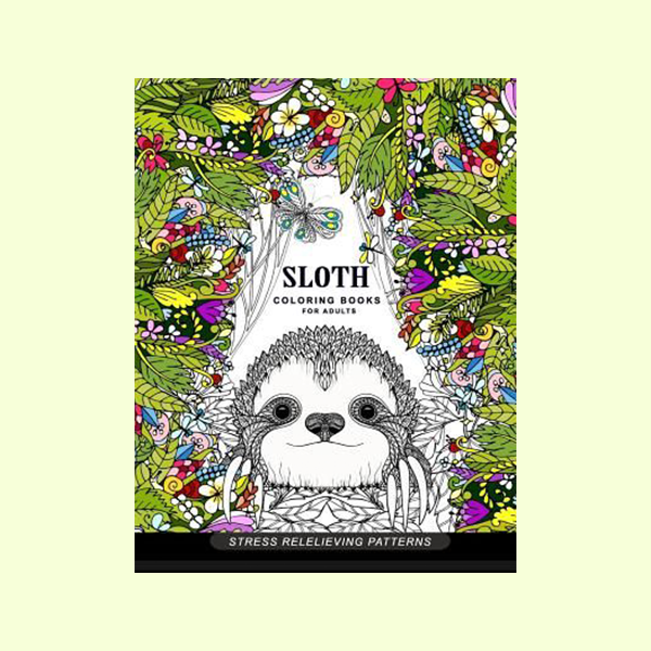 Sloth Coloring Book For Adults