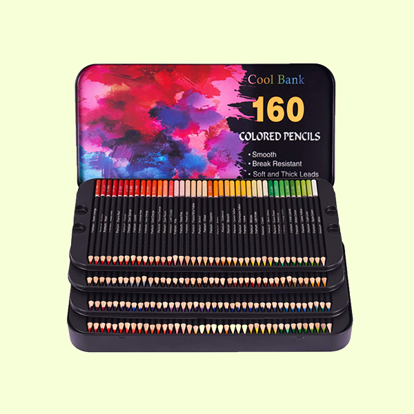 160 Professional Colored Pencils