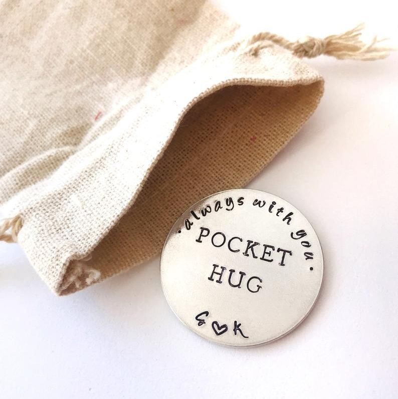 Personalized Pocket Hug Coin